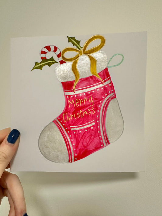 Christmas Stocking Card